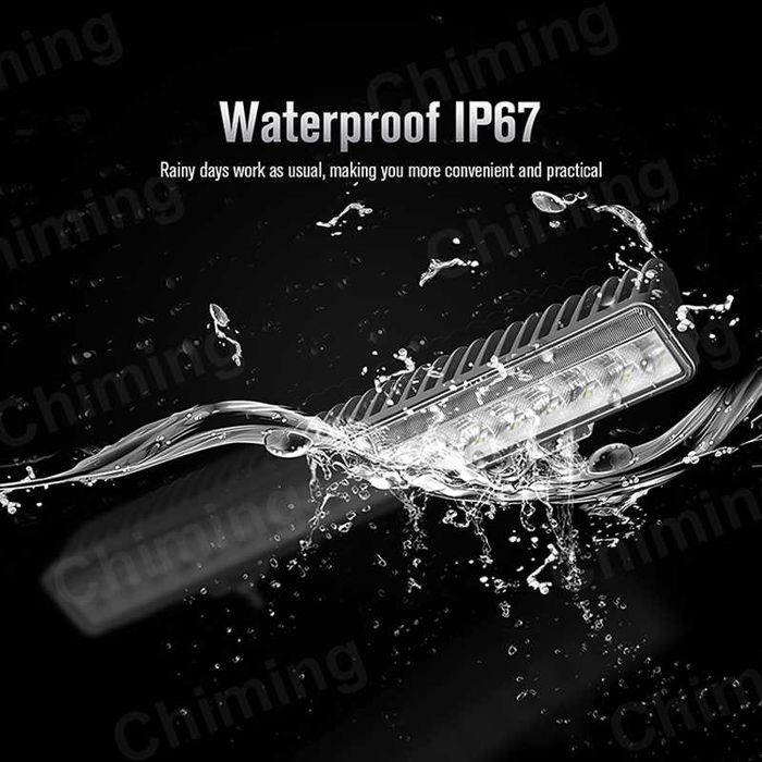 LED бар със стойка за номер комбиниран с бял габарит – T238