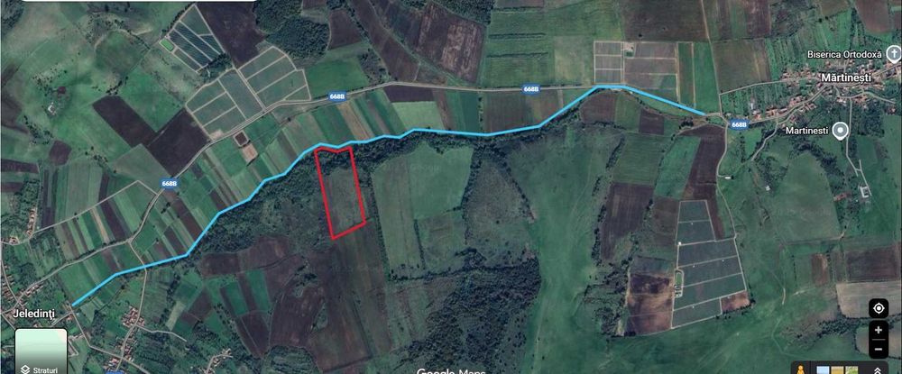 Teren ApăCanal extravilan Mărtinești între Simeria - Orăștie 23km Deva