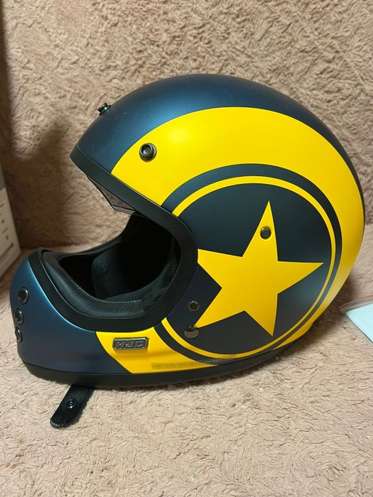 Cască moto HJC + mănuși moto Rev’it Caliber (noi, nefolosite)