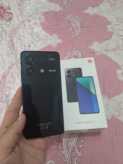 Xiaomi Redmi Note 13 8+8/128GB Black Igravoy Karobka Holati Ideal Zor