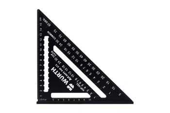 Измервателен триъгълник многофункционален 178 mm WURTH