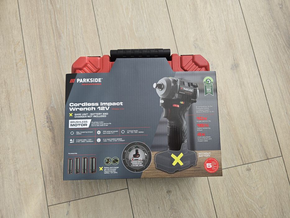 Нов, неотварян гайковерт parkside performance 12v