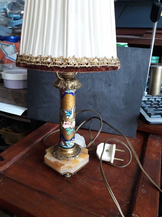 lampa veioza vintage email Cloisonné