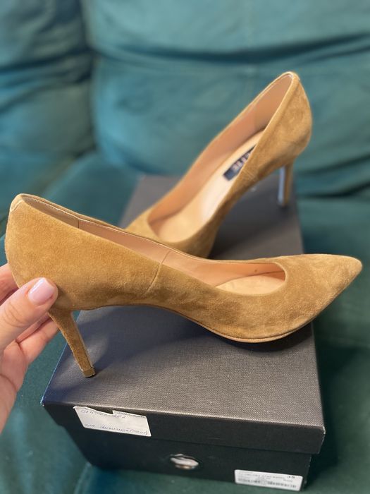 Pantofi piele intoarsa Musette VELVET A160, 35