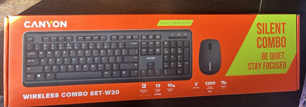 Безжична клавиатура Canyon W20