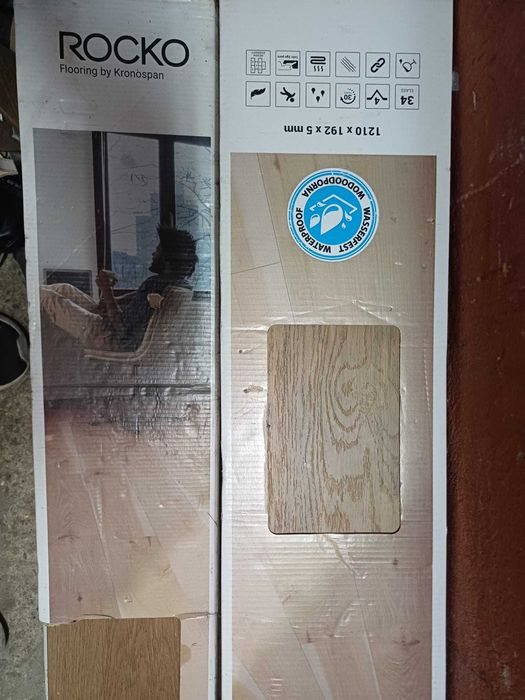 Parchet ROCKO, dimensiune 1210 × 192 × 5 mm,    11 metri patrati  , 6 cutii total.
