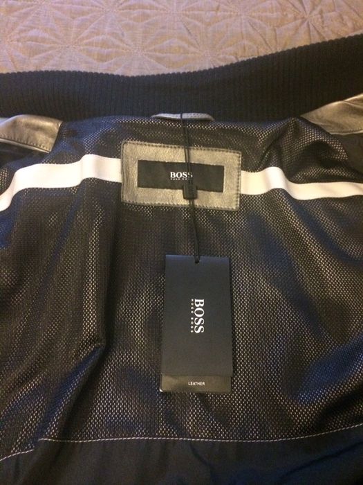 Geaca piele Hugo Boss