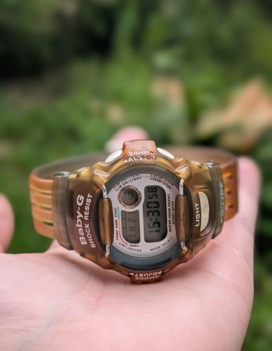 Vechi ceas casio Baby-G BG-370G G-Lide, modulul 1619, anii '90, Coreea de Sud