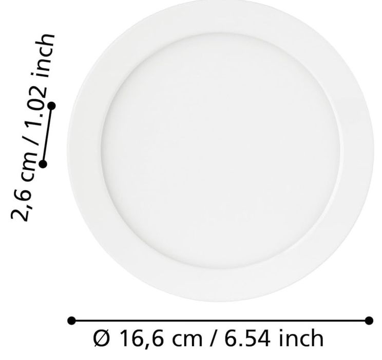 Spot încastrat pentru baie EGLO Fueva cu 5 LED-uri