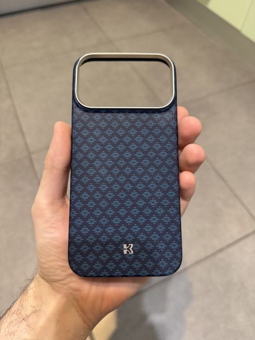 Husa iphone 17 pro max Kevlar Benks pitaka kevlar