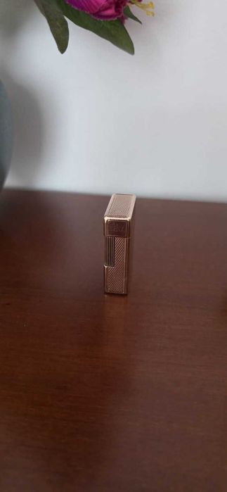 Bricheta ST Dupont Linie 1 BS mica, design Guilloche, Pink Gold