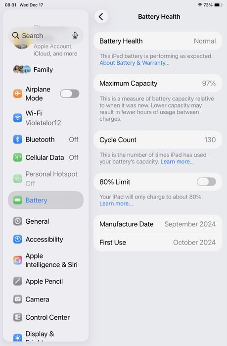 iPad mini 7 cellular - cu SIM - cu procesor A17 Pro