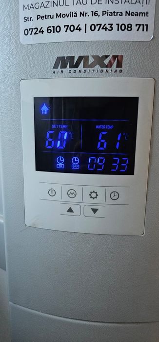 Vand boiler cu pompă de căldură pt apă caldă menajeră.