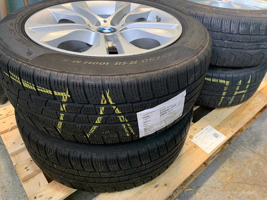 Jante aliaj R18  BMW X4 F26, X3 F25 anvelope iarna 245/ 50 R18 Pirelli