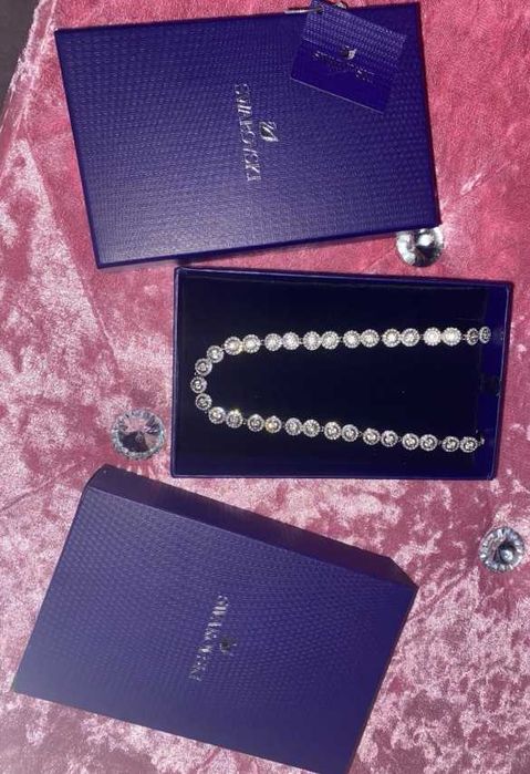 Colier Swarovski Angelic Argintiu - nou, în cutie