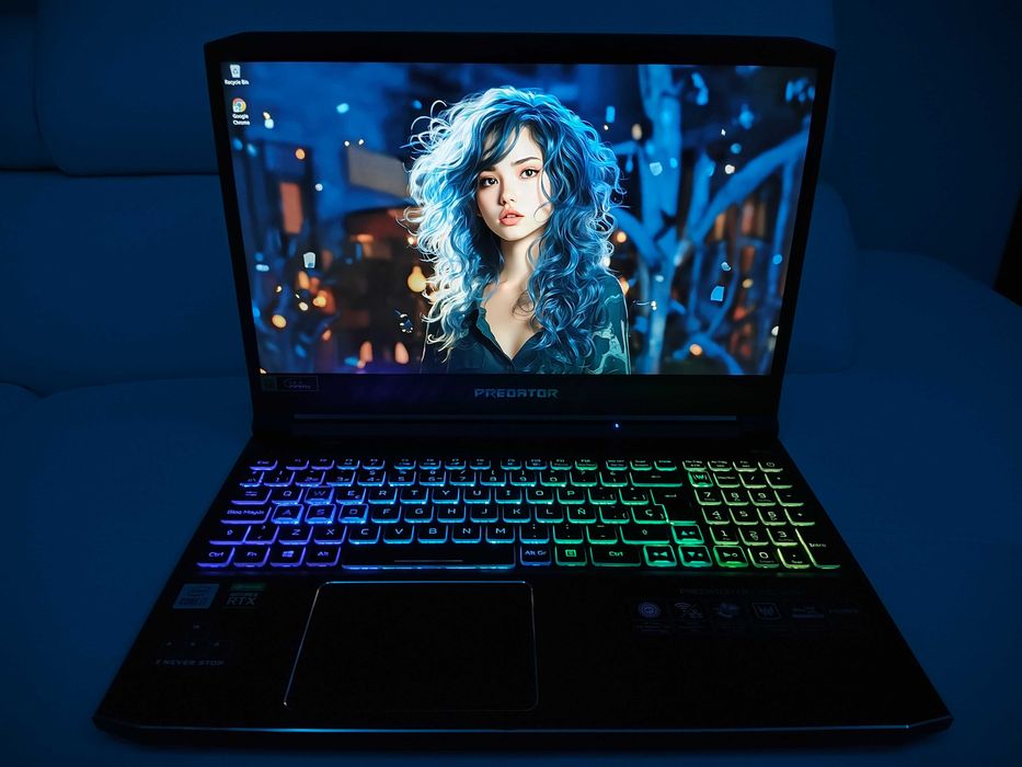 Laptop gaming Acer Predator , intel core i7-hexa core ,video 6 gb RTX