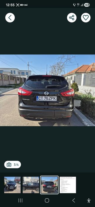 Nissan Qashqai 2016 Tekna – Full Option, întreținut impecabil