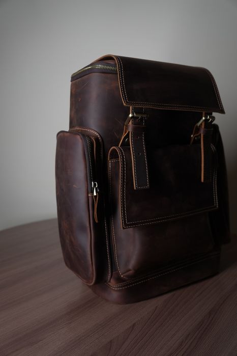 Кожанный Рюкзак Материал Нубук