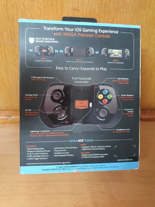MOGA Ace Power - топ контролер за Apple телефони