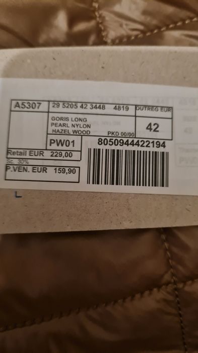 Зимно  яке оригинално  на GAS