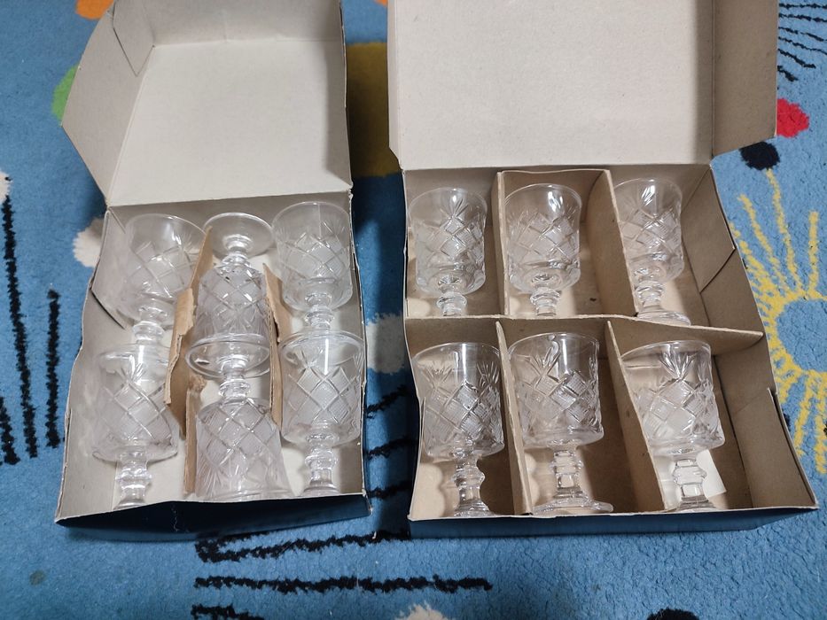 Стопки  6шт хрустальные