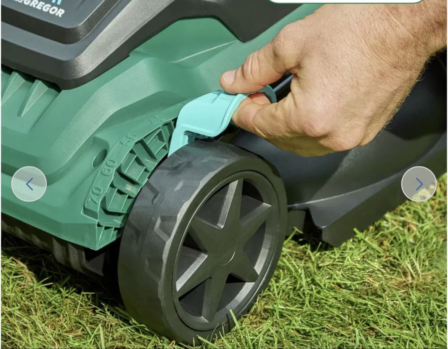 Kit Mașină de tuns iarba McGregor de 34 cm, 1400 W  + Trimmer 350W