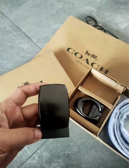 Черный Мужской ремень Coach