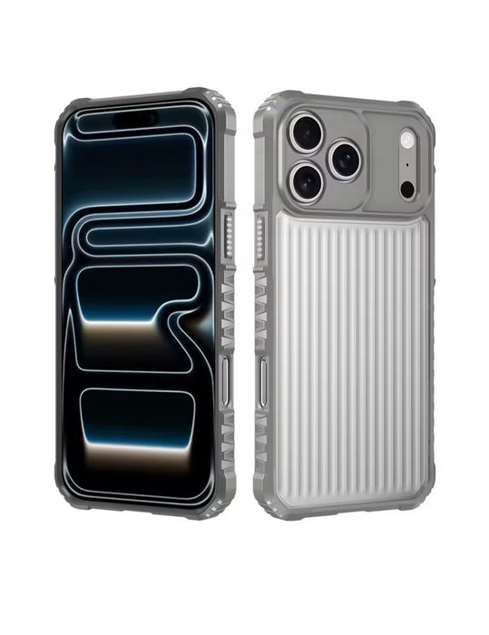 Iphone 17 PRO 17 PRO MAX 17 Husa Anti Soc Full Protect Albastra / Gri