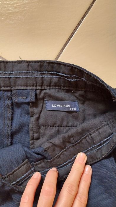 Тъмносин мъжки панталон