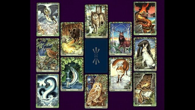 Animal Druid-Carti Oracol/tarot-Lucru cu Animale sacre,Traditie CELTIC
