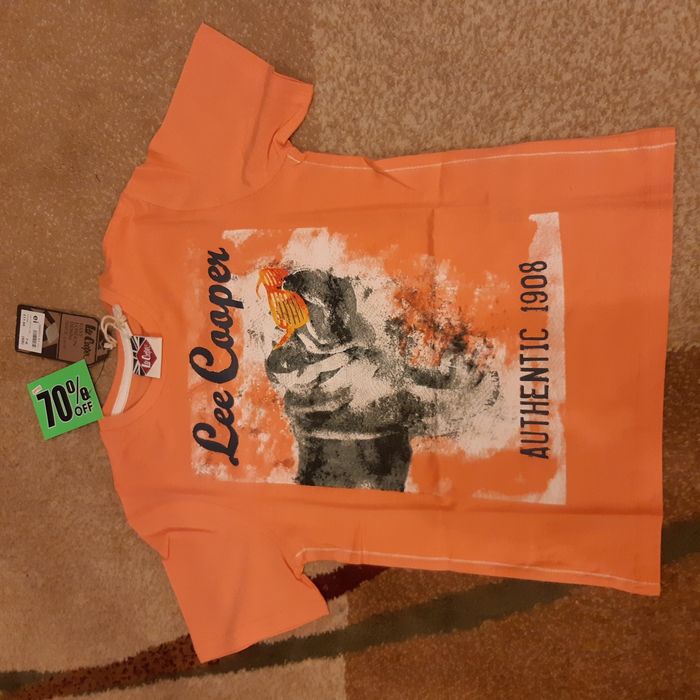 Нова тениска на Lee Cooper за 7- 8 год. 122- 128см