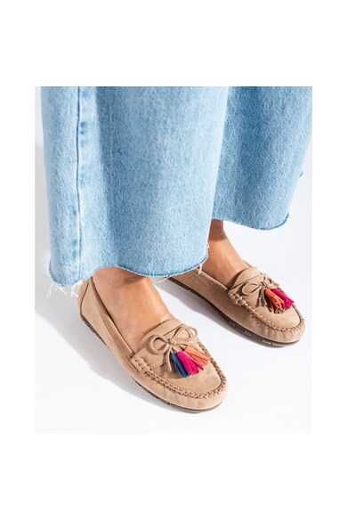 Mocasini damă - bej