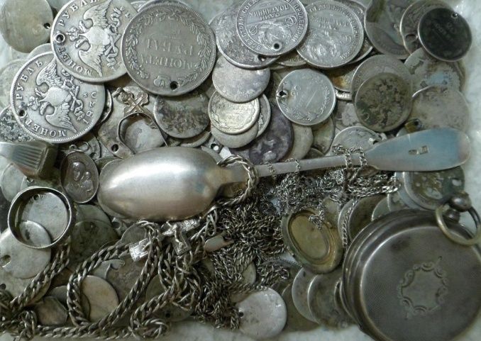Серебро в любом виде на лом