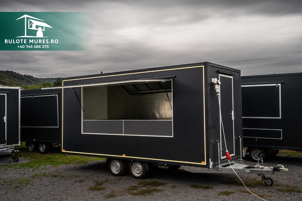 Rulote comerciale 6m ,FAST FOOD, STREET FOOD, FOOD TRUCK !!
