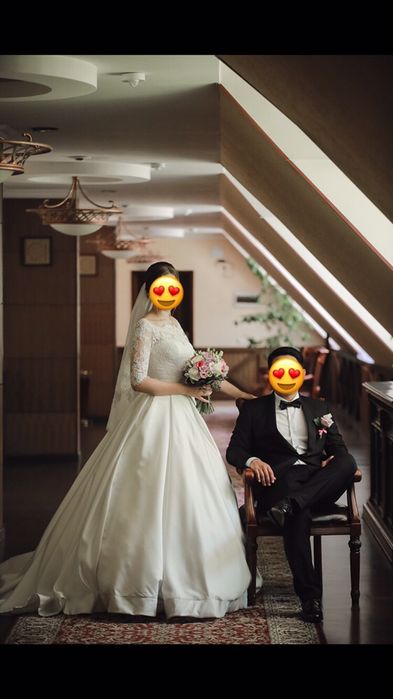 Шикарное свадебное платье