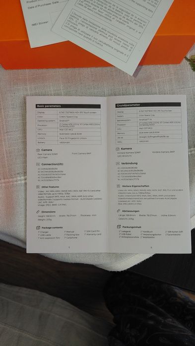 Telefon nou,primit cadou