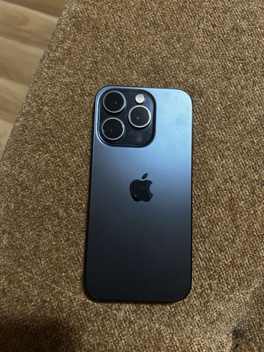 iPhone 15 Pro Blue titanium