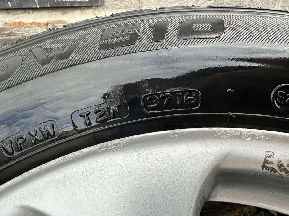 205/60/16. 4бр Алуминиеви джанти с зимни гуми