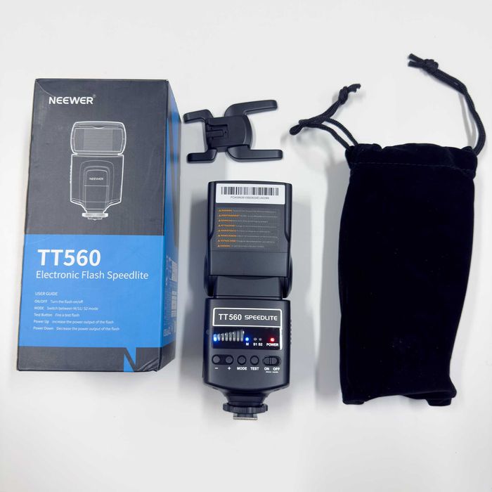 NEEWER TT560 Speedlite – Нова фотографска светкавица, Open Box