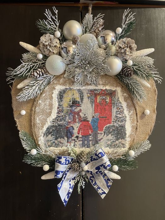 Коледни венци и пана