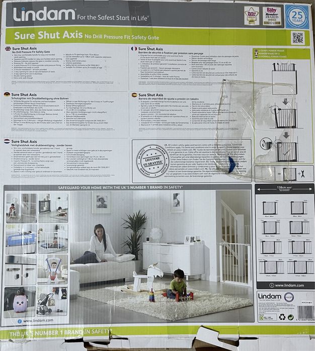 Extensie poarta de siguranta Lindam de 14 cm