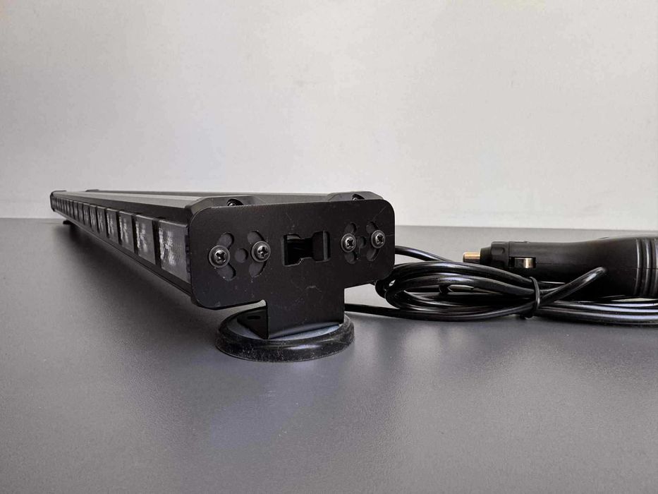 Rampa girofar LED stroboscopica 90/120cm, galben, 12V-24V