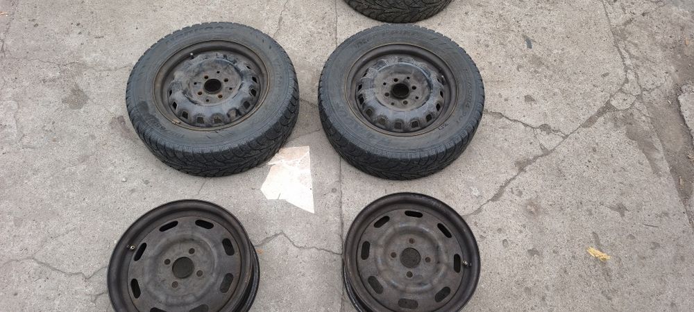 Диски R14 4*100 с зимней резиной