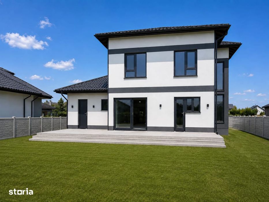 Imobiliare Domnesti  Casa la rosu str Ciocarliei  garaj+beci 750curte