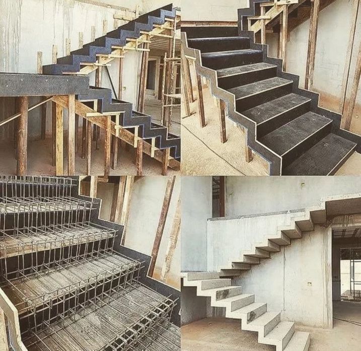 Монолитные бетонные лестницы. монолитные лестницы дом,