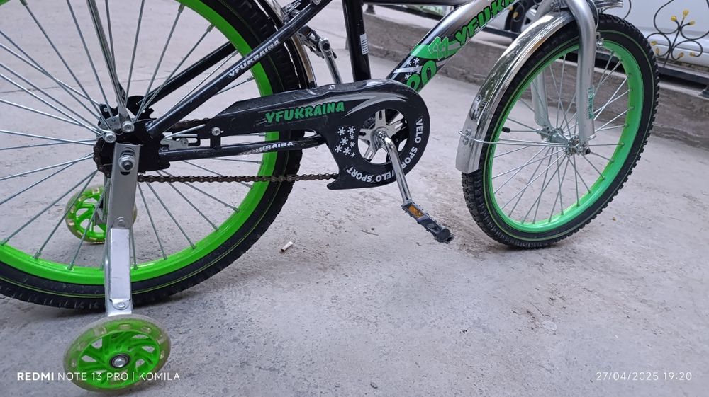 600 min  Yangi veloseped kotaligi 20    1 marta uchilgan