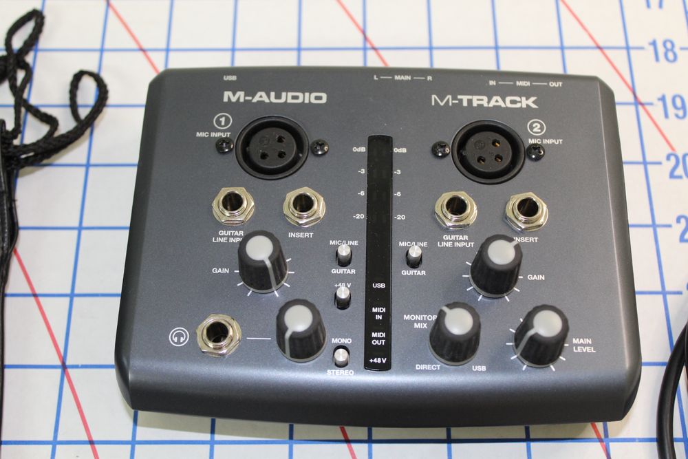 M-audio va Audio interface zvukavoy karta