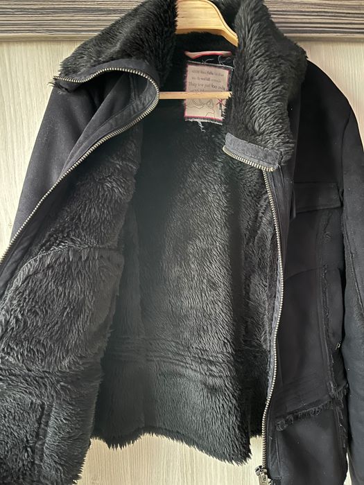 Дамско късо зимно палто