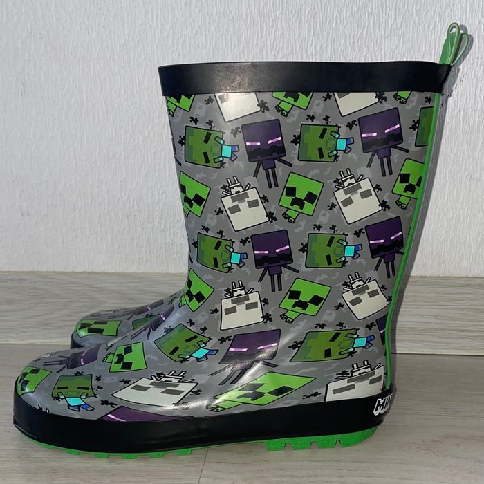 Резиновые сапоги Майнкрафт детские