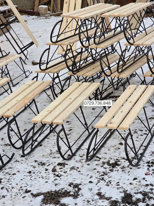 Sanie 2 persoane  cu cadru  metalic